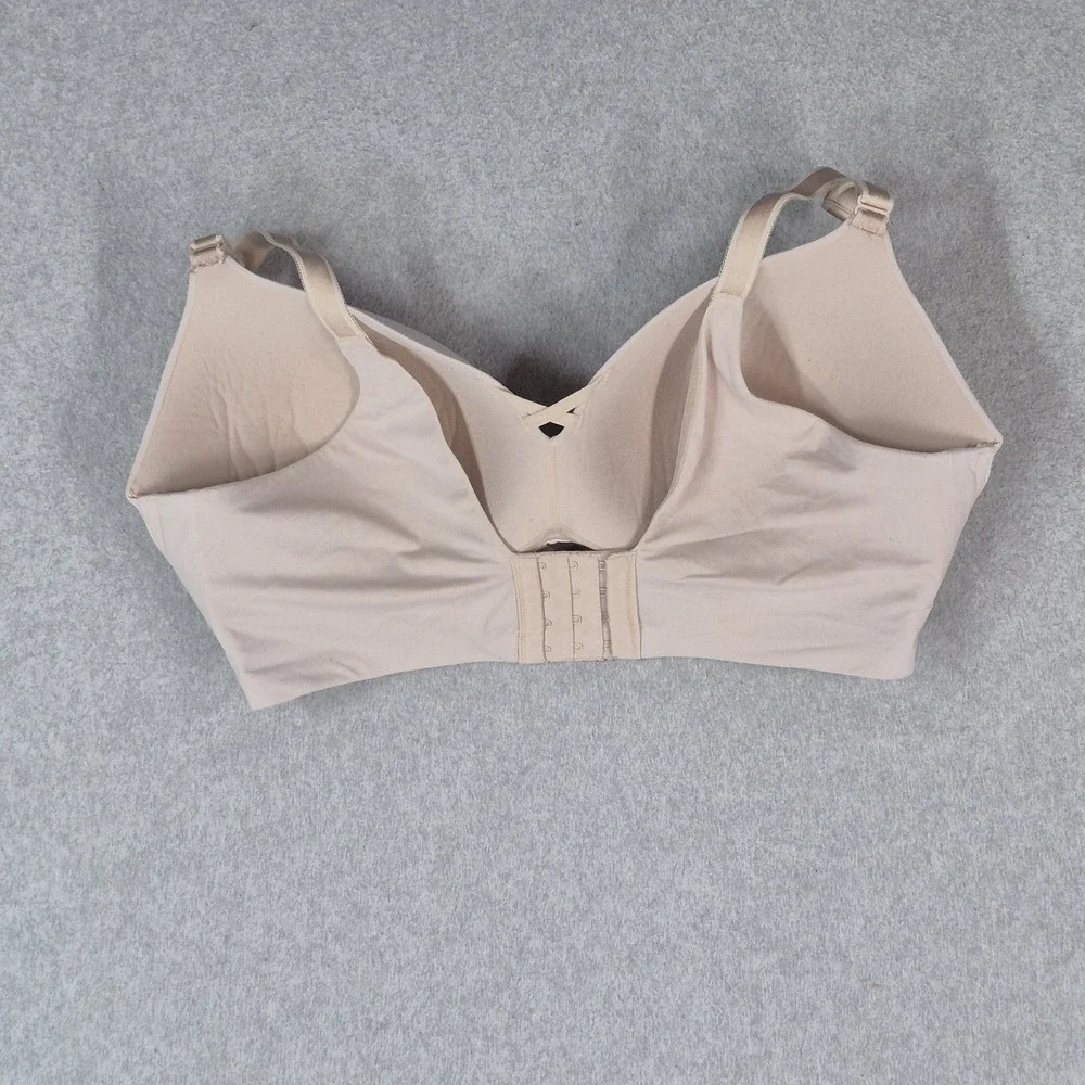 Torrid Curve Women Bra 40DDD Beige Lightly Lined Adjustable Straps READ